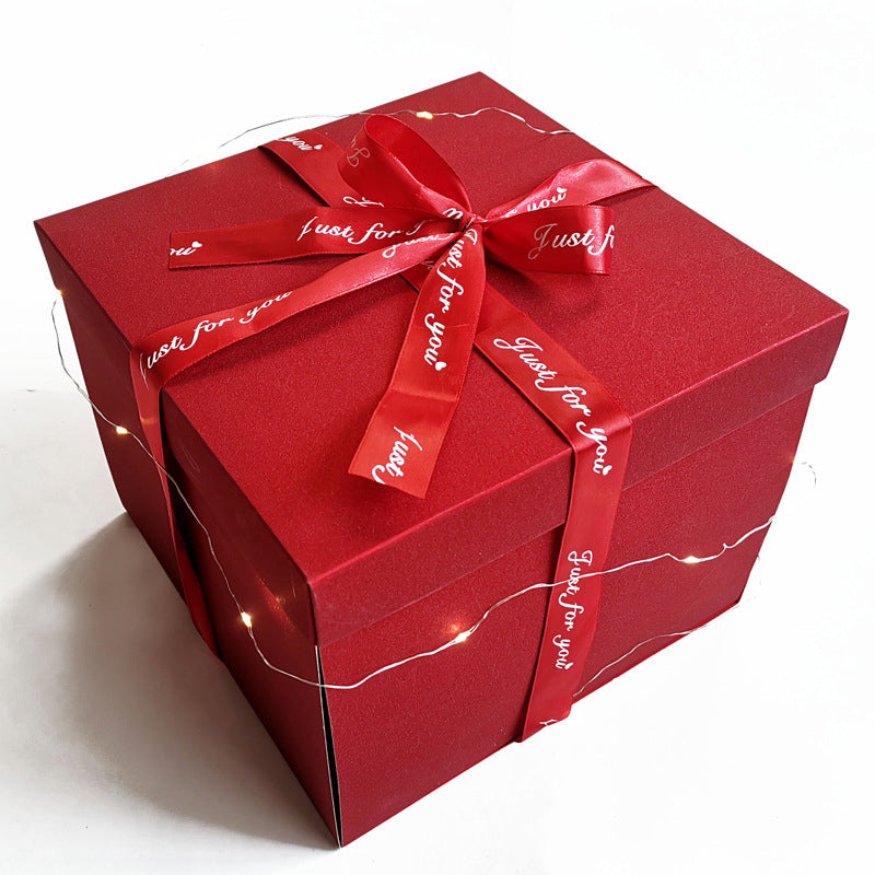 DIY Take action  Handmade Surprise Gift Box Explosion Butterfly Fairy Flying Toy Winding Rubber Band Toy
