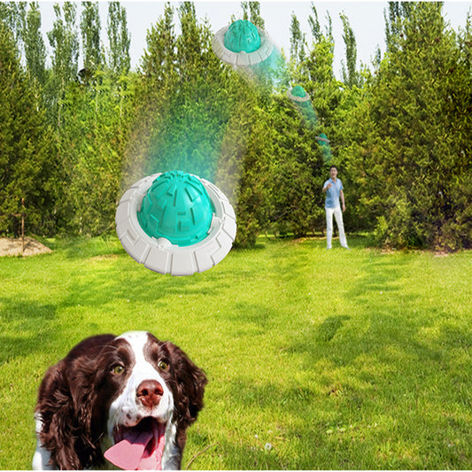 New Popular Pet Products Teddy Bomei Bears and Dog Toys Sounding Interactive Frisbee Grinding Ball