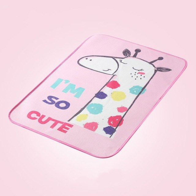 3 Layer Changing Pads Covers Breathable Baby Diapers Mattress Diapers for Newborns Cartoon Pattern Waterproof Changing Mat 30*45cm