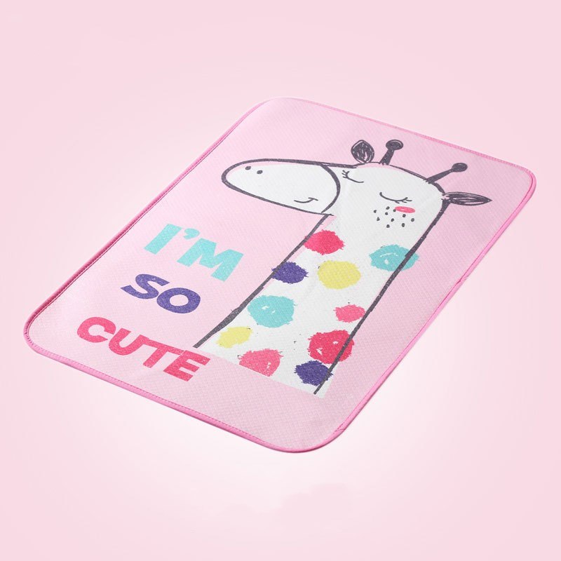 3 Layer Changing Pads Covers Breathable Baby Diapers Mattress Diapers for Newborns Cartoon Pattern Waterproof Changing Mat 30*45cm