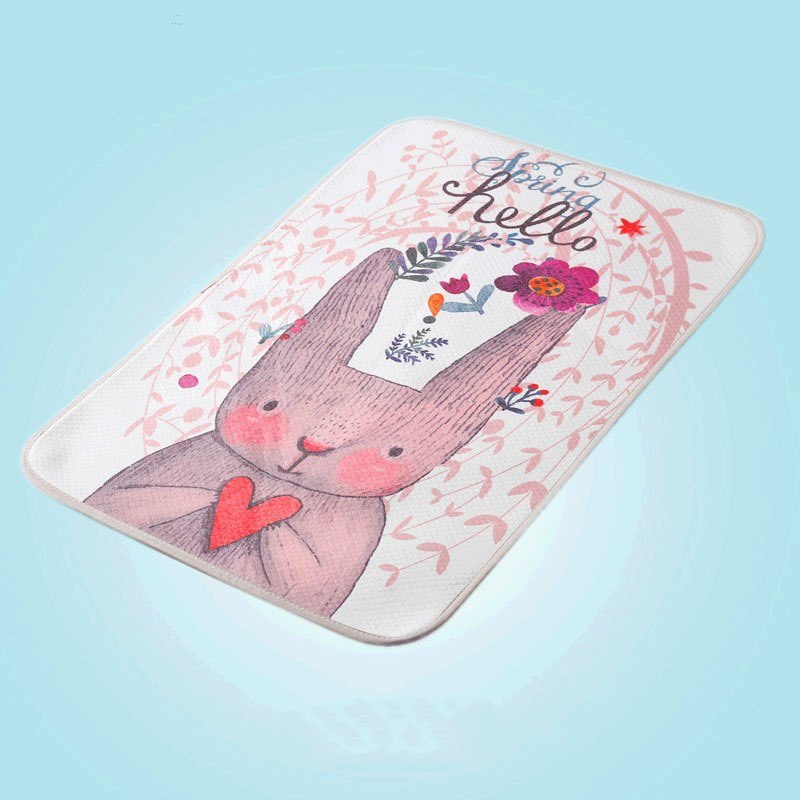 3 Layer Changing Pads Covers Breathable Baby Diapers Mattress Diapers for Newborns Cartoon Pattern Waterproof Changing Mat 30*45cm
